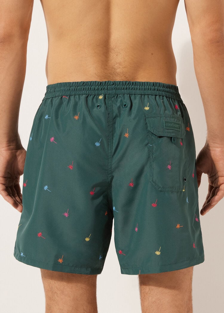 Men’s patterned swimming trunks formentera