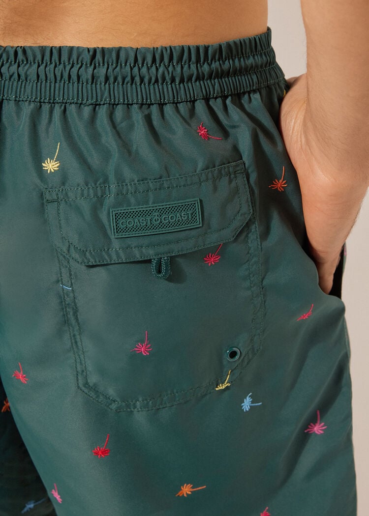 Men’s patterned swimming trunks formentera