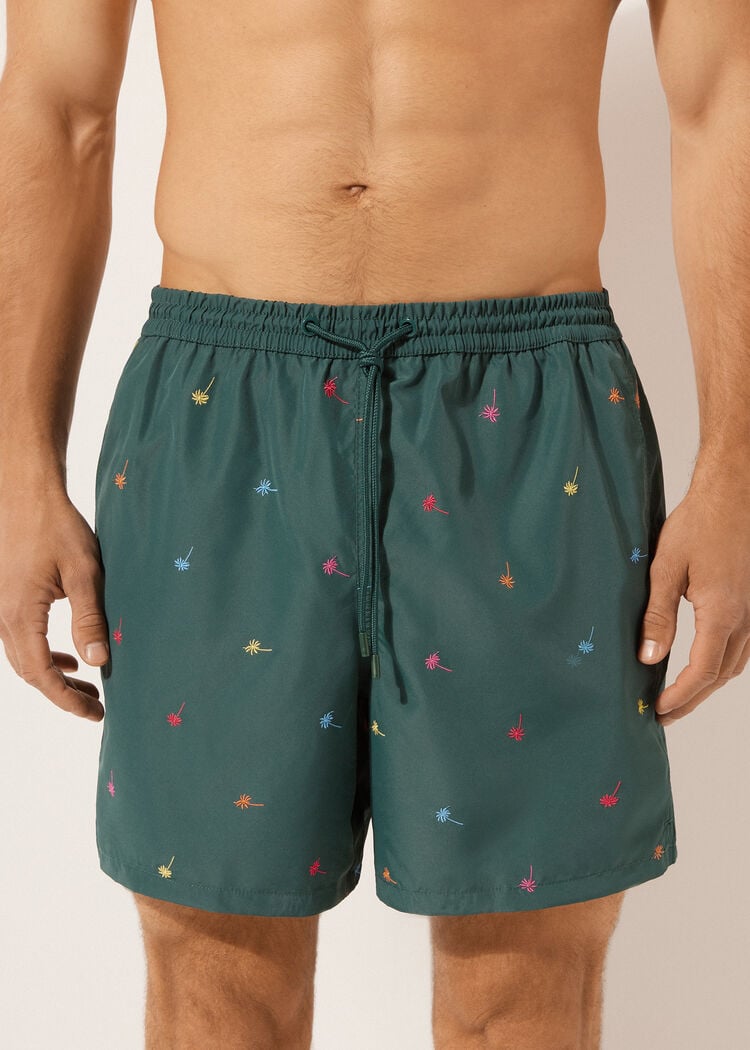 Men’s patterned swimming trunks formentera