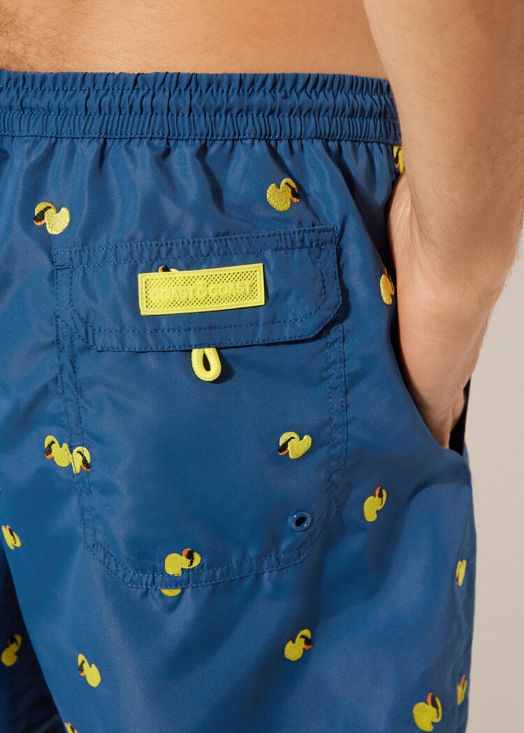 Men’s patterned swimming trunks formentera