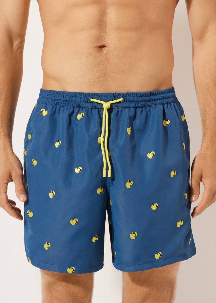 Men’s patterned swimming trunks formentera