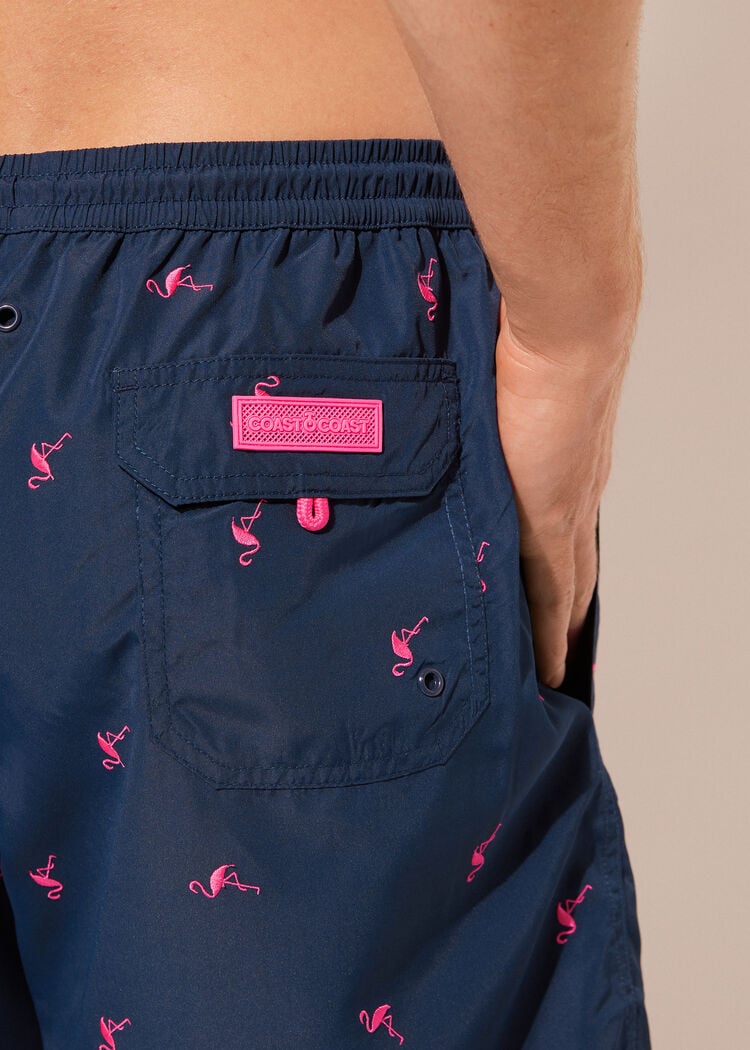 Men’s patterned swimming trunks formentera