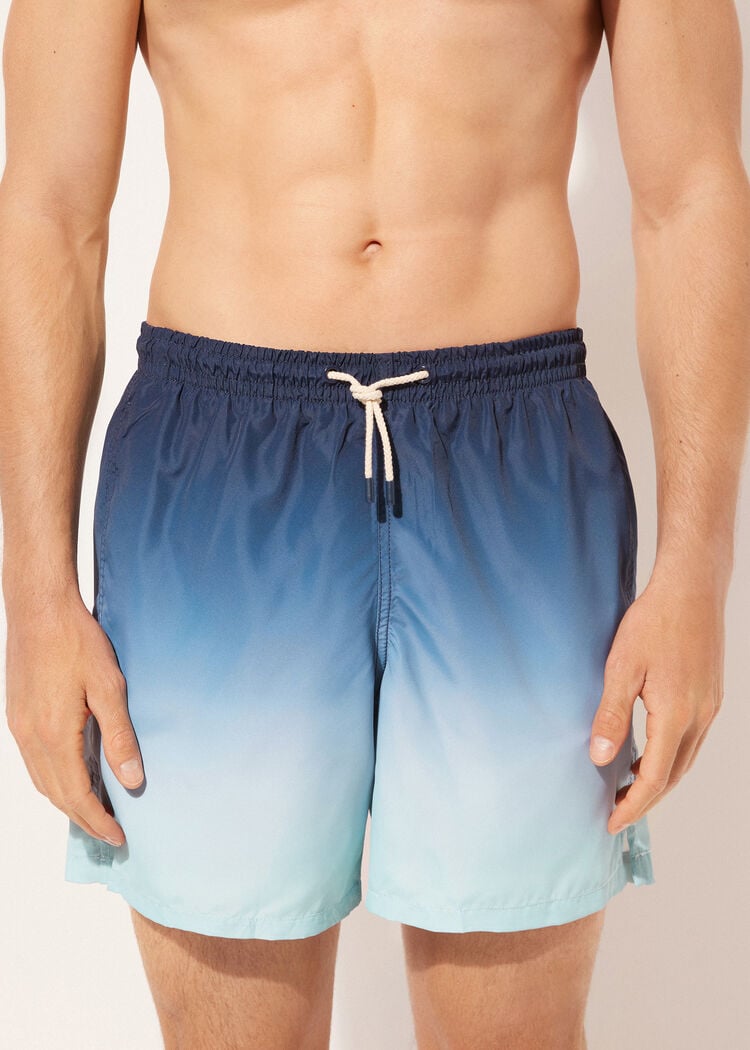 Men’s patterned swimming trunks formentera
