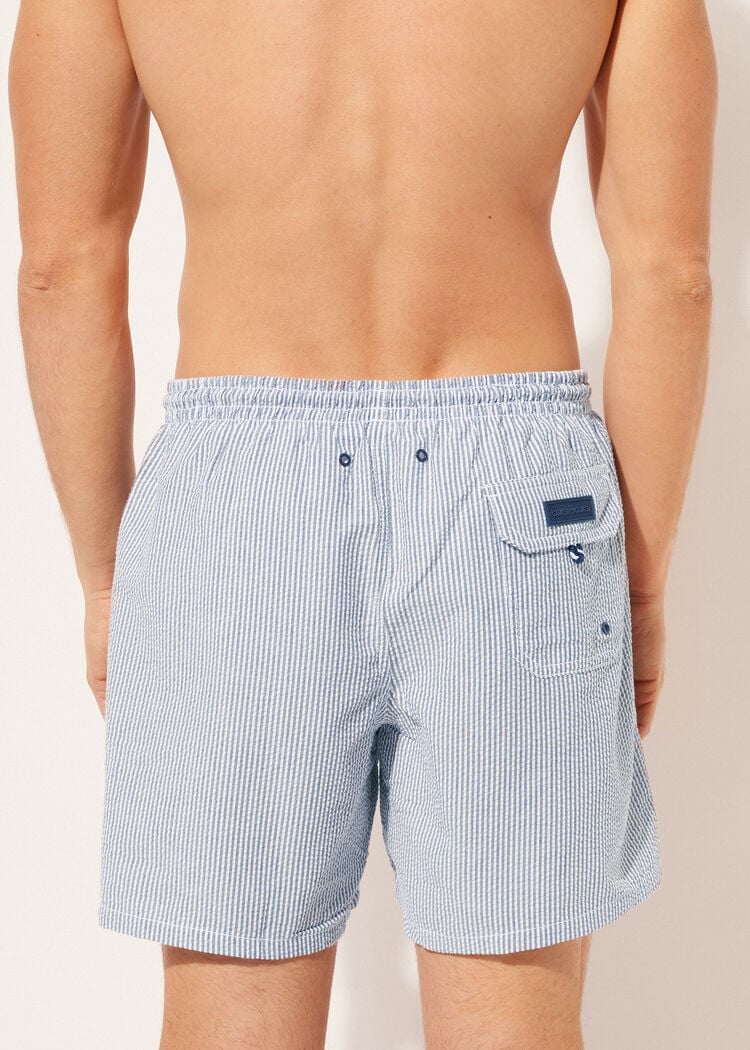 Men’s striped swimming trunks formentera