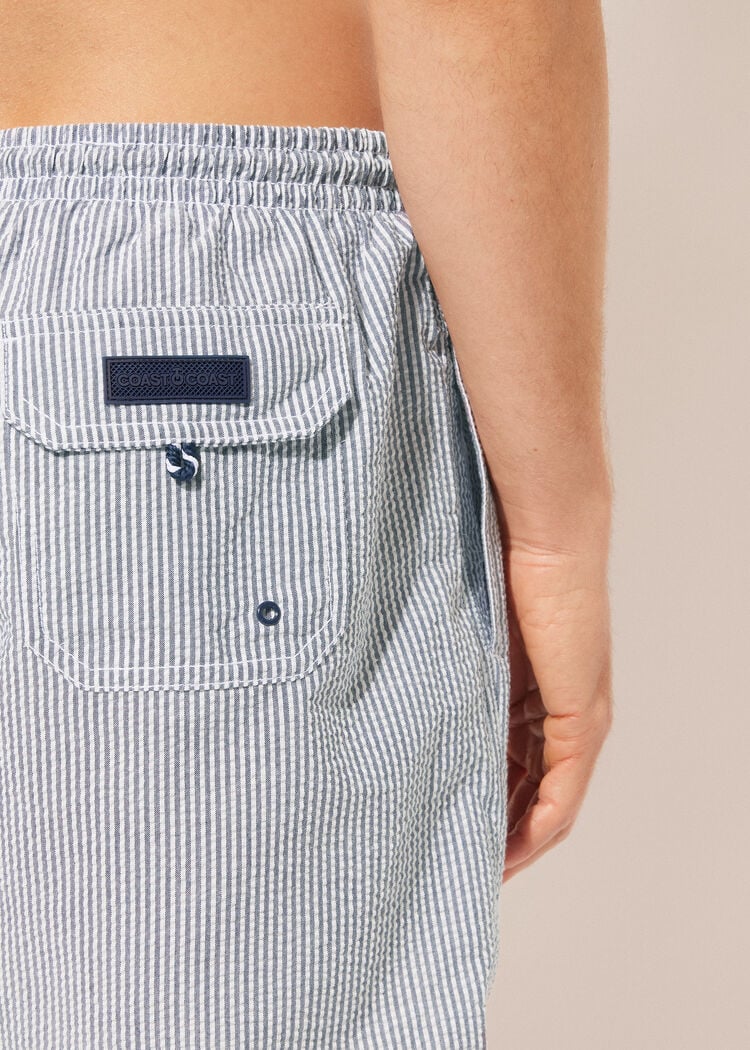 Men’s striped swimming trunks formentera