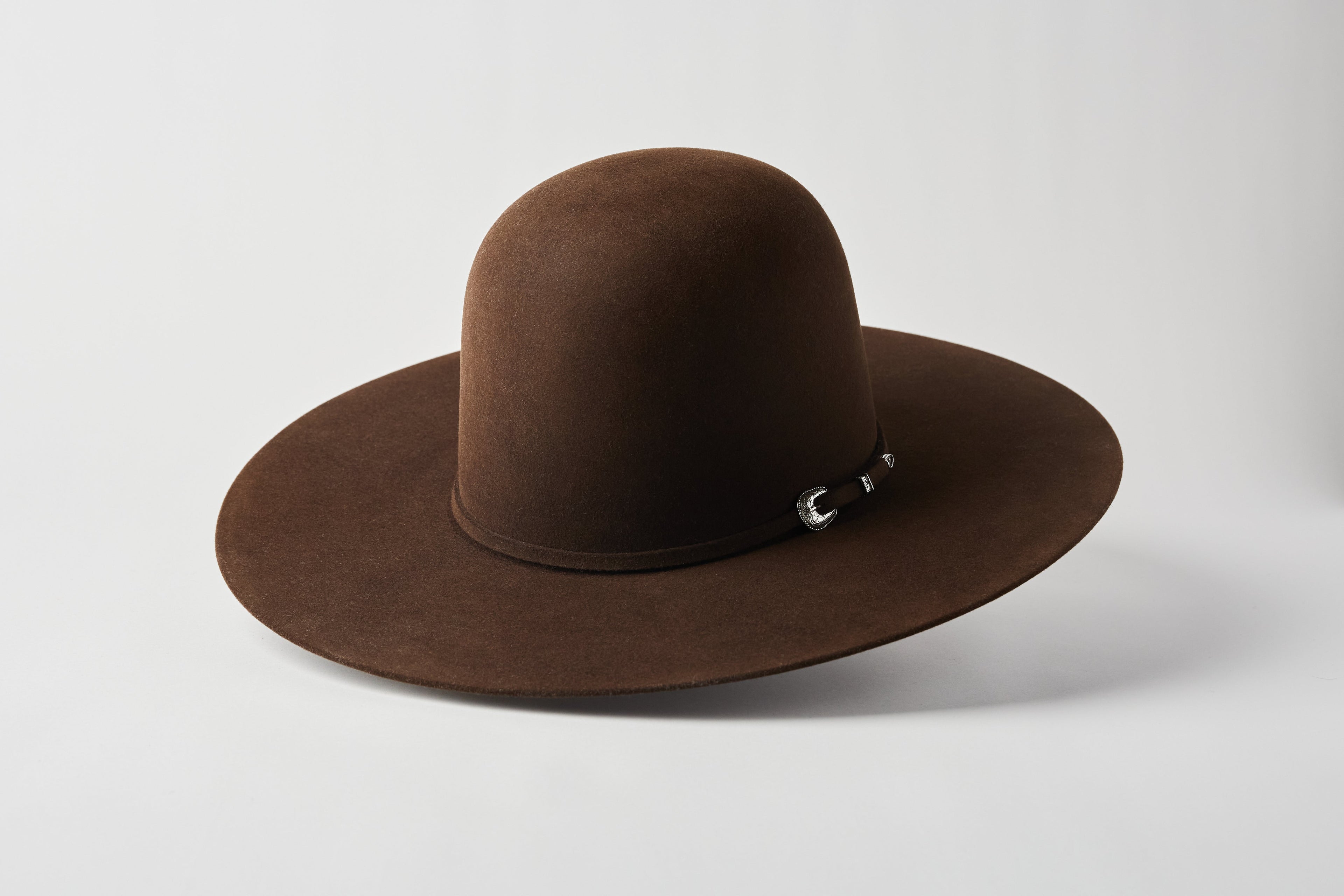 Serratelli 6X Chocolate Beau Open Crown Felt Cowboy Hat