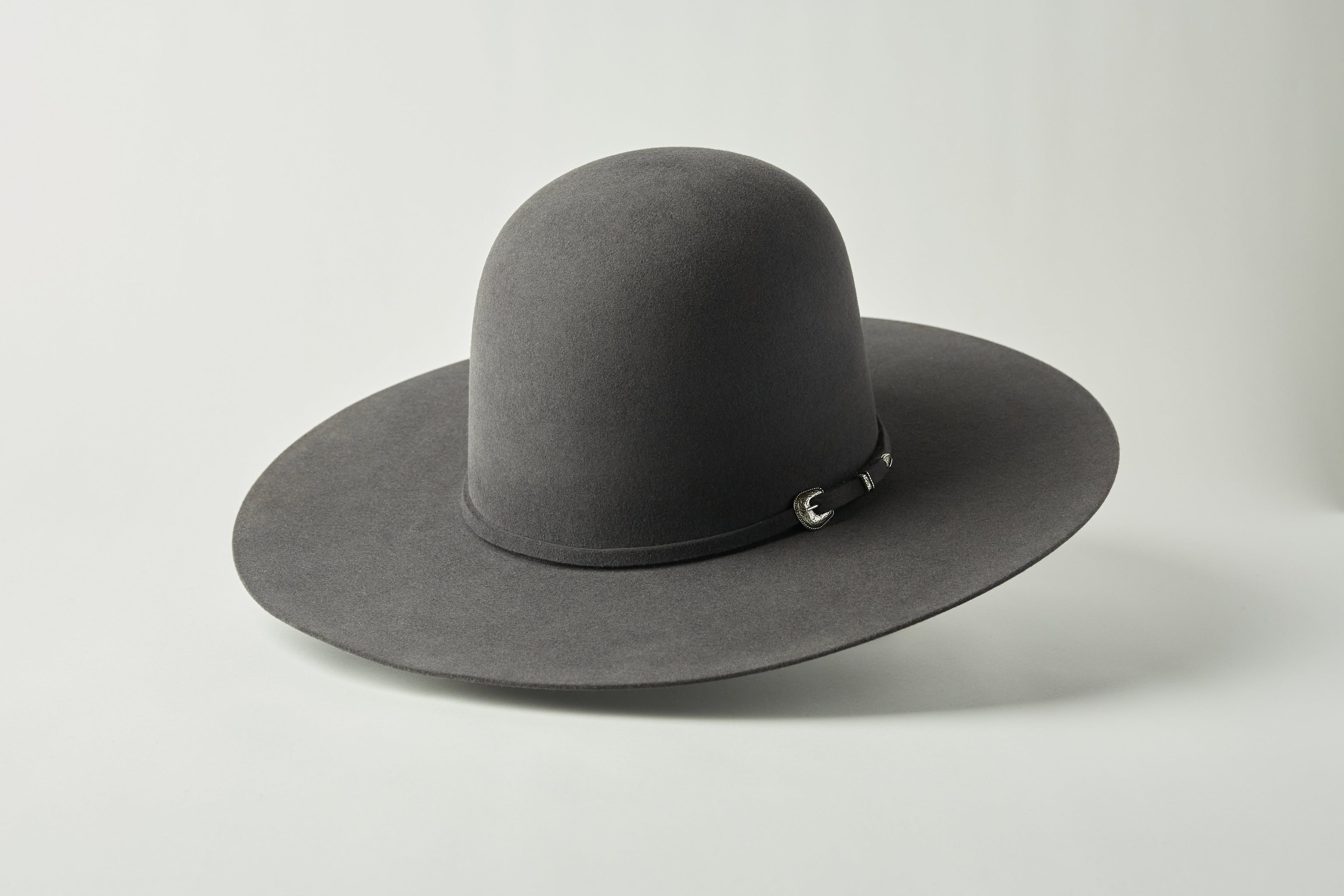 Serratelli 6X Granite Beaumont Open Crown Felt Cowboy Hat