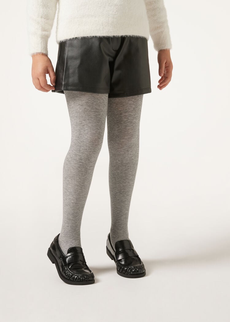 Girls’ eco cotton tights