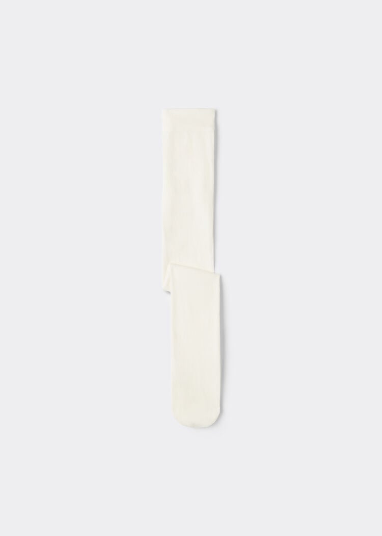 Girls’ eco cotton tights