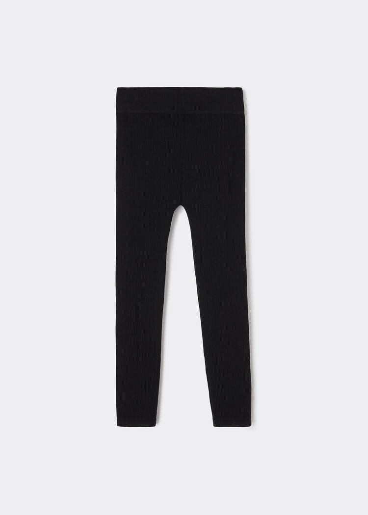 Girls’ ribbed leggings