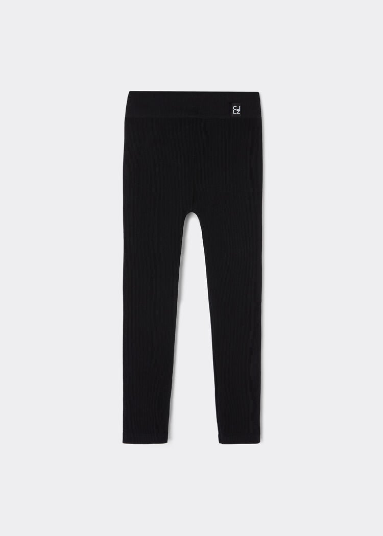 Girls’ ribbed leggings