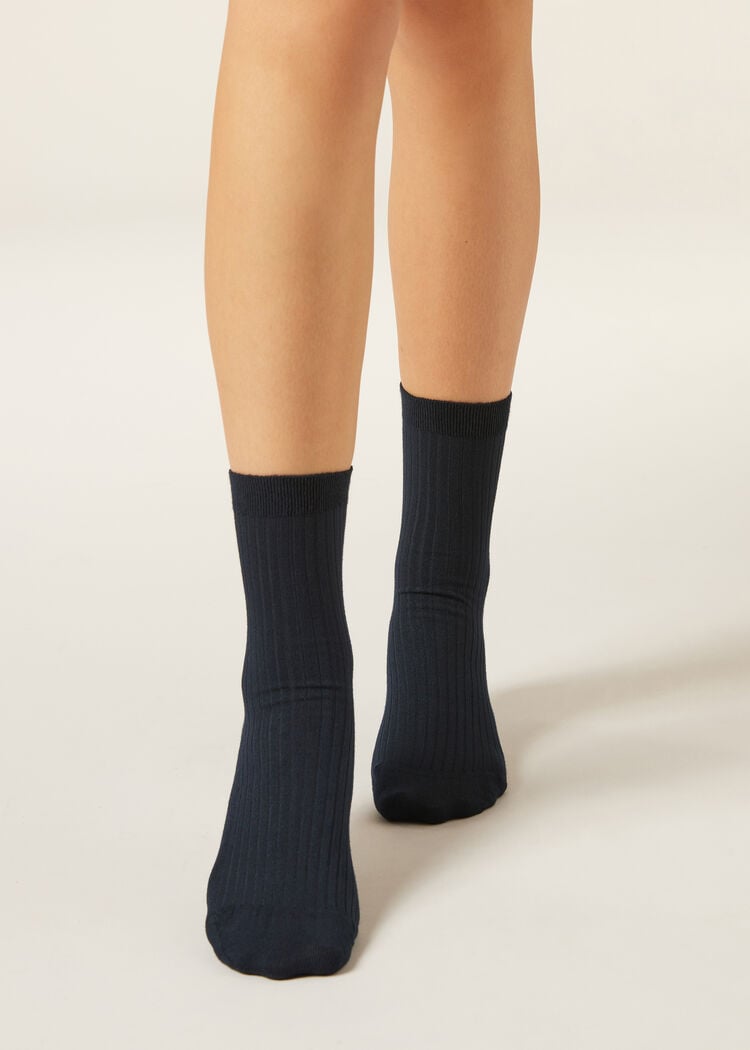 Cashmere blend short socks