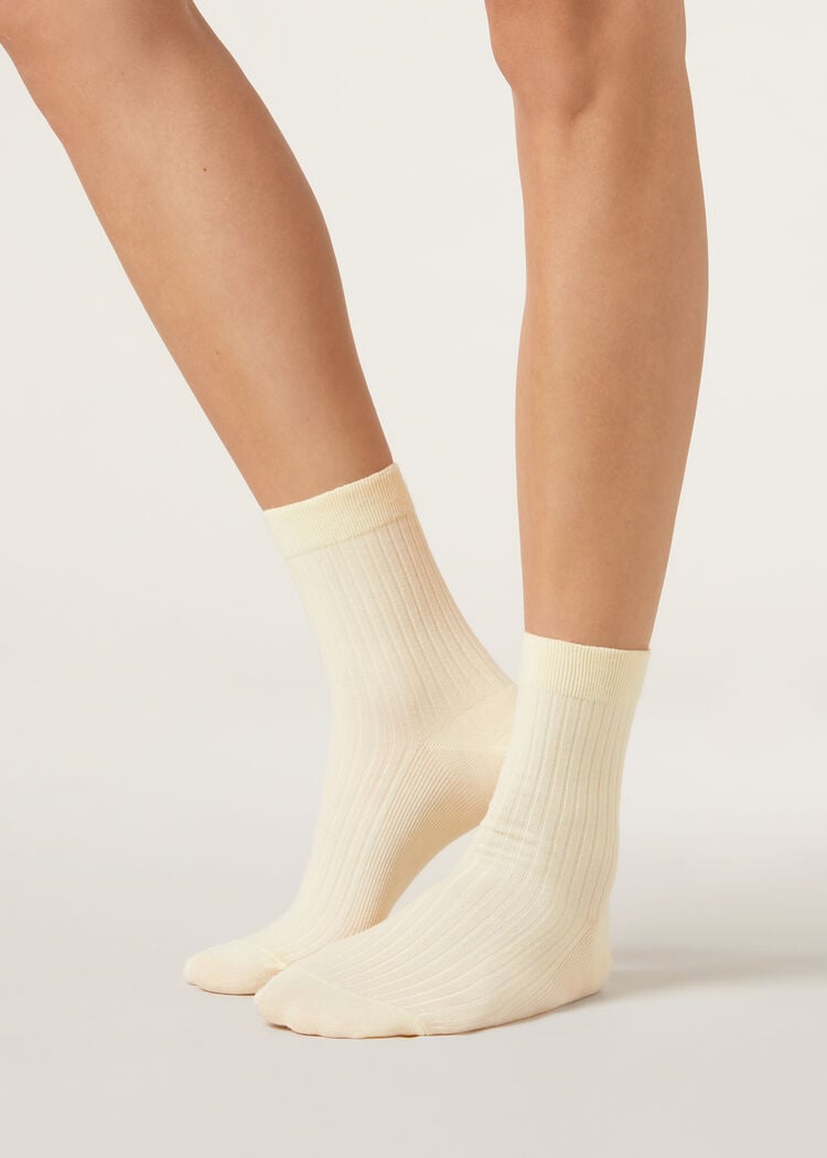Cashmere blend short socks