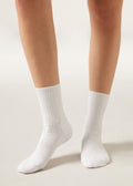 Ribbed short socks