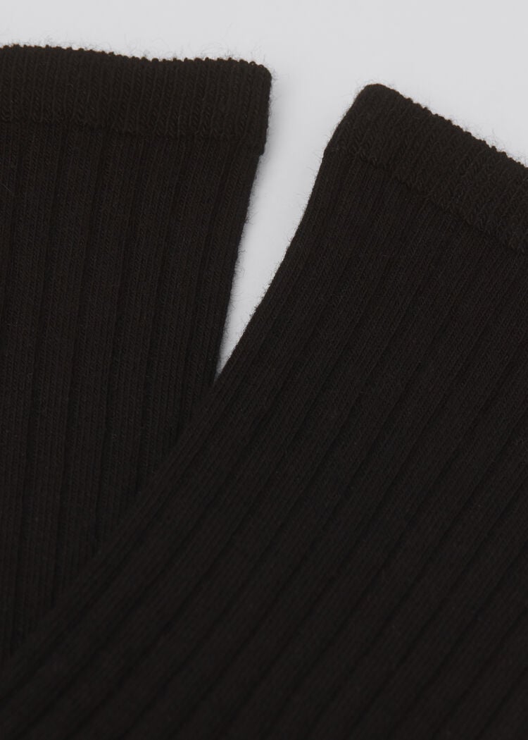 Ribbed short socks