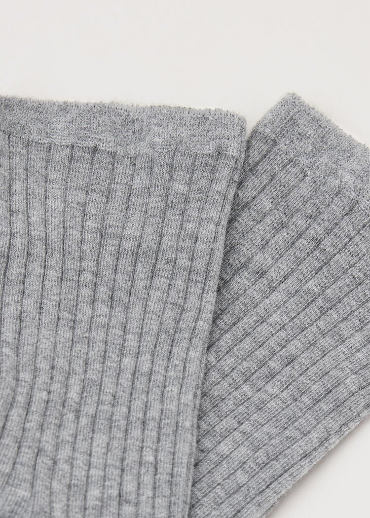 Ribbed short socks