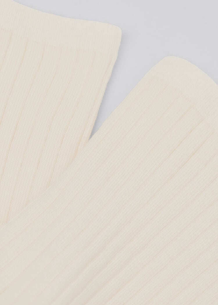 Ribbed short socks