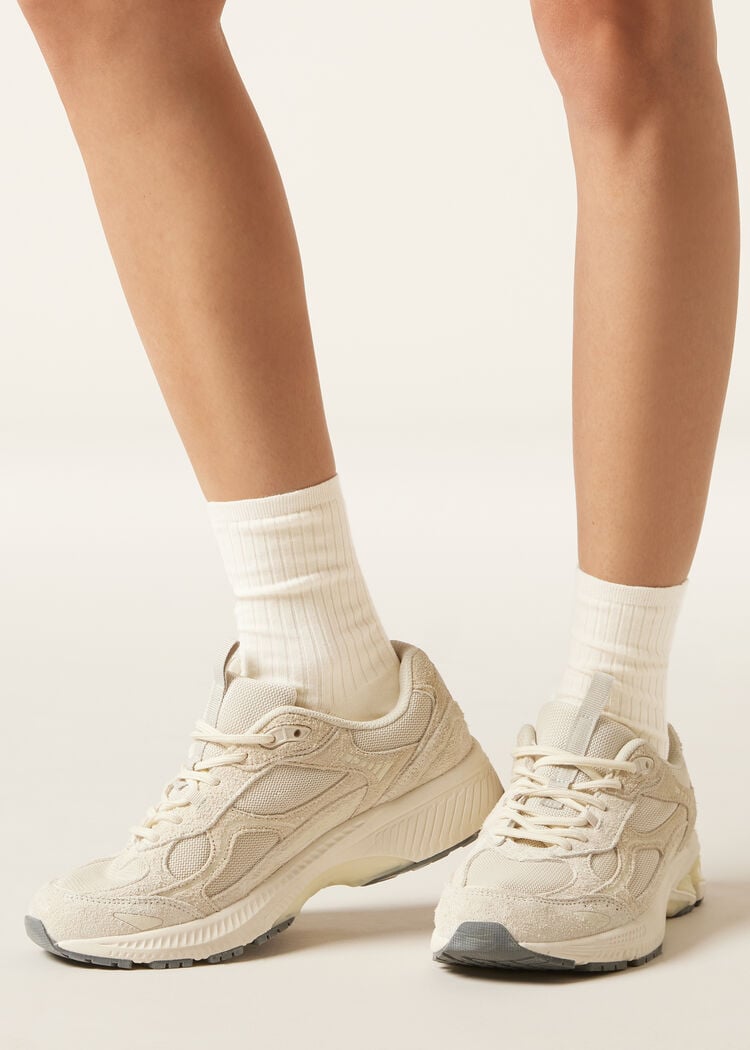 Ribbed short socks