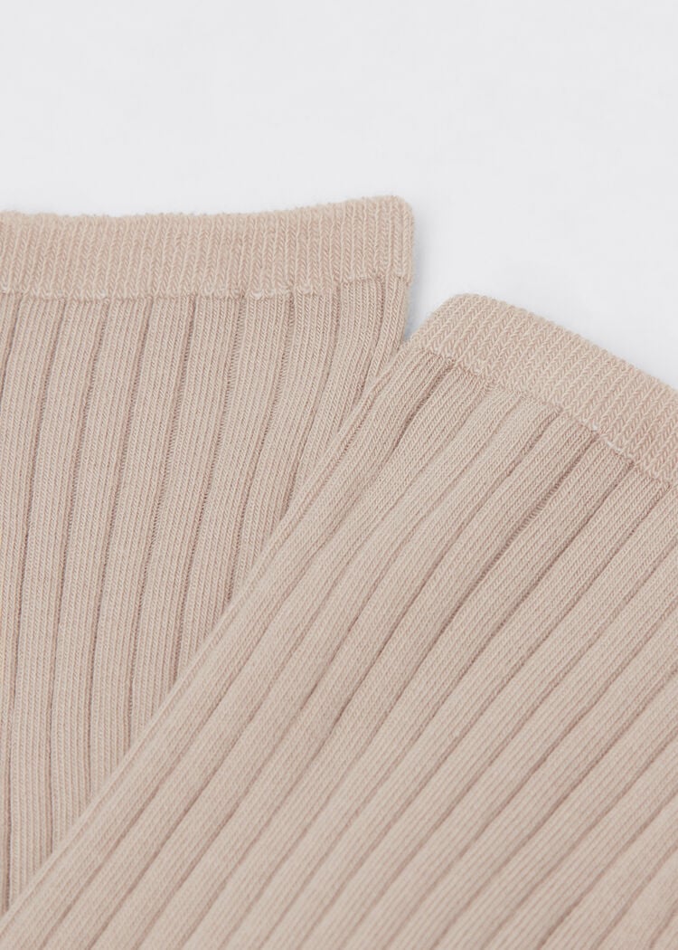 Ribbed short socks