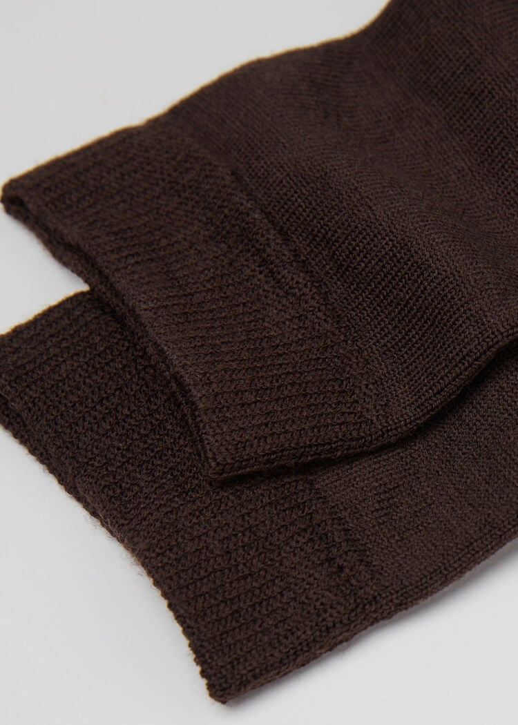 Wool and cotton short socks