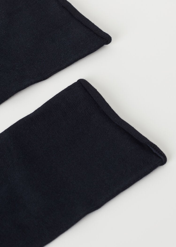 Non-elastic cotton ankle socks