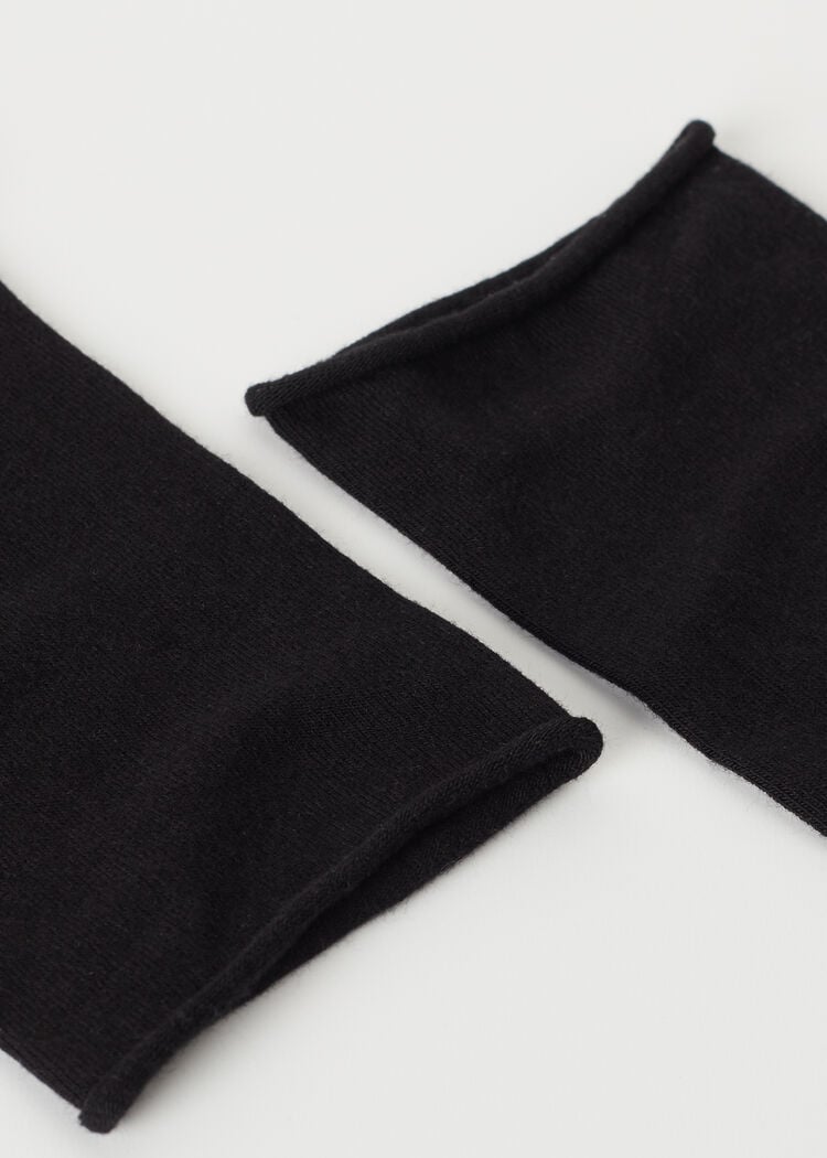 Non-elastic cotton ankle socks
