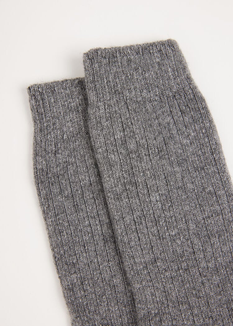 Wool and cashmere socks