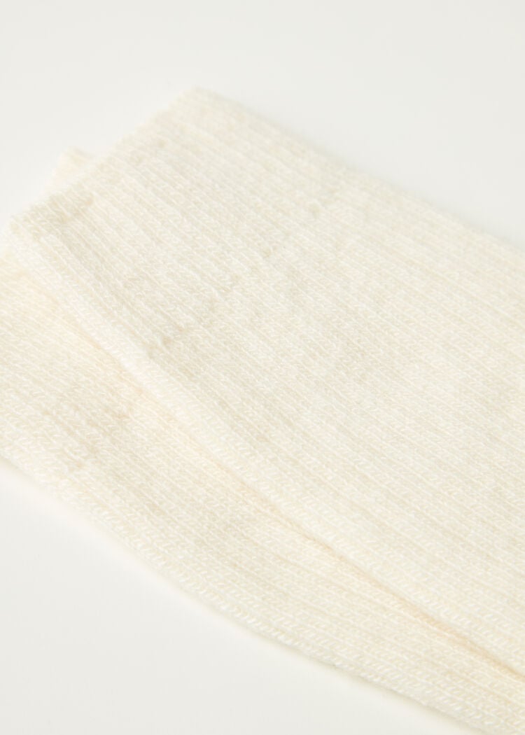 Wool and cashmere socks