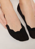 Laser cut invisible socks