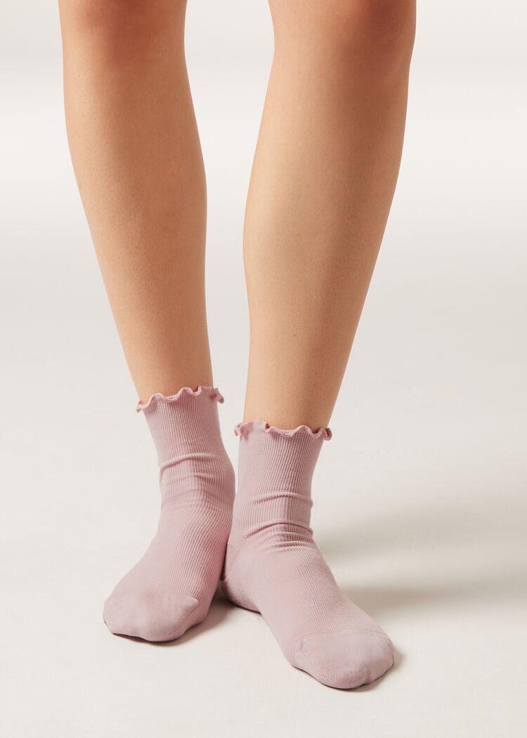 Ribbed socks