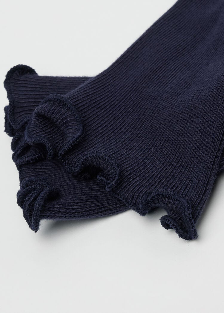 Ribbed socks