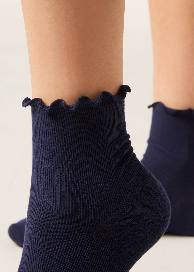 Ribbed socks