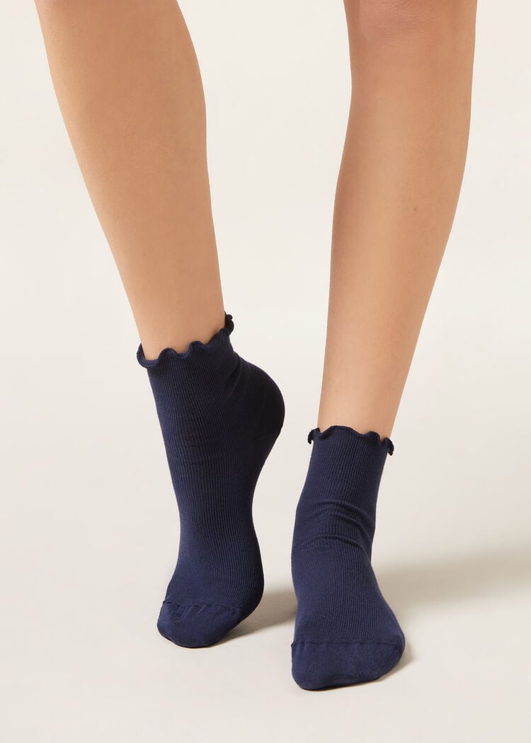 Ribbed socks