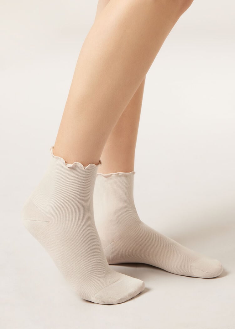 Ribbed socks