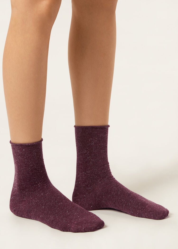 Comfort socks with cashmere