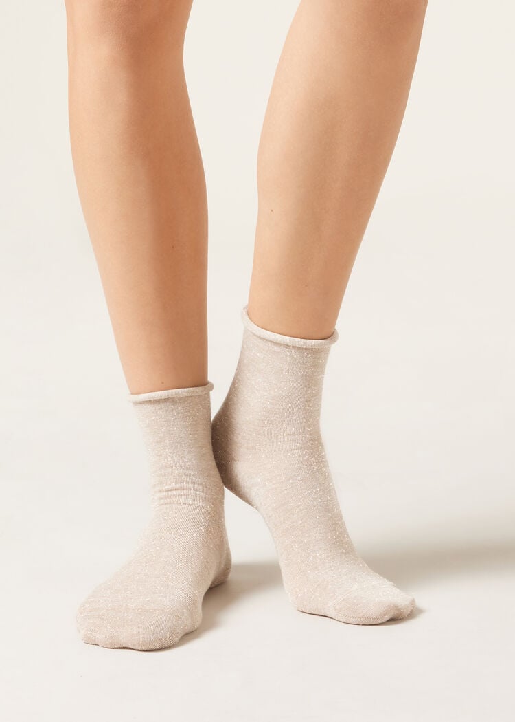 Comfort socks with cashmere