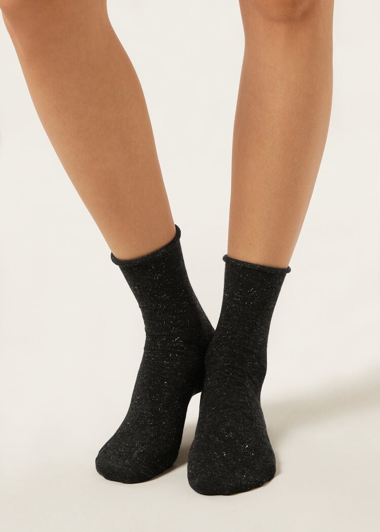 Comfort socks with cashmere