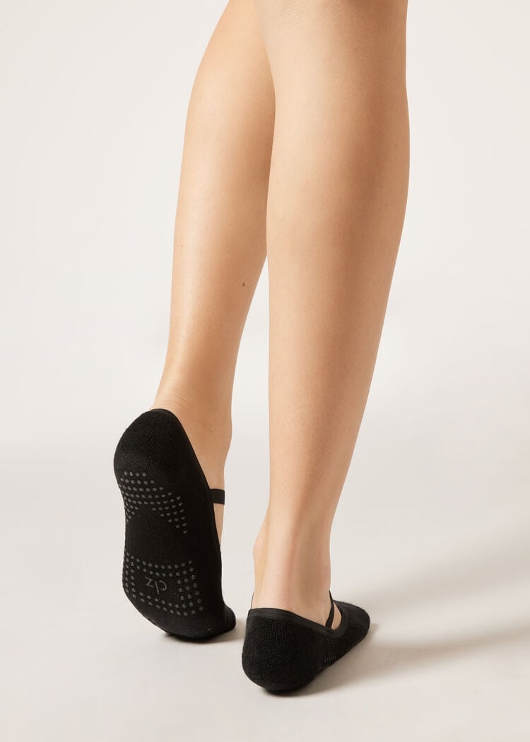 Crisscross pilates non-slip socks