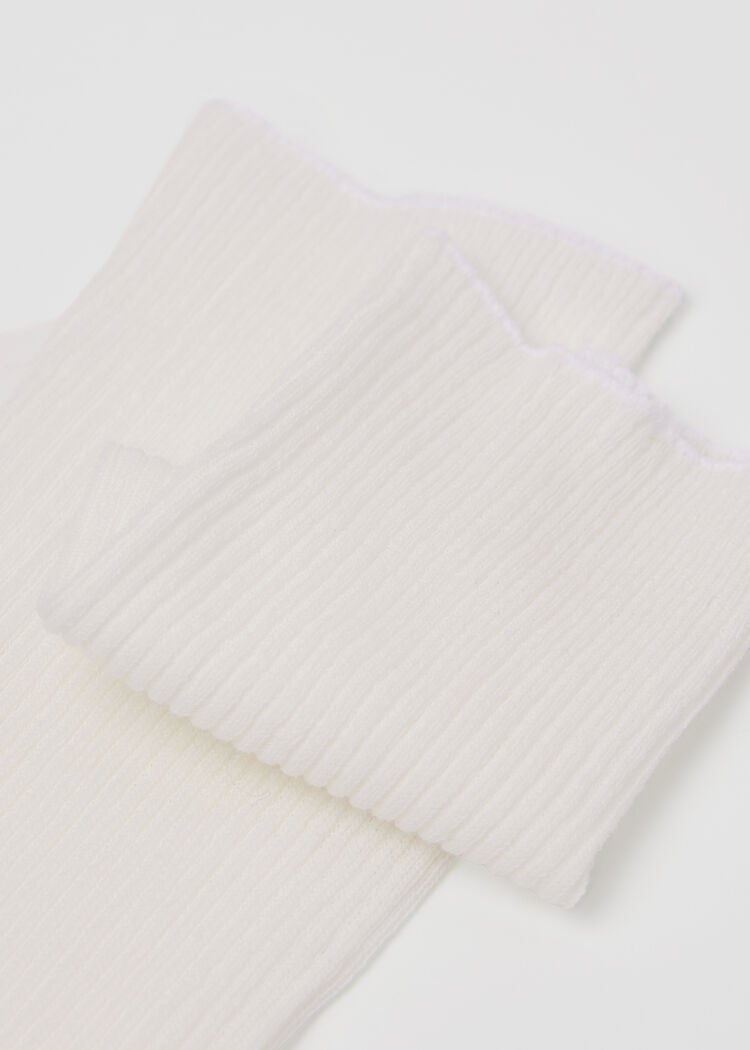 Ribbed socks