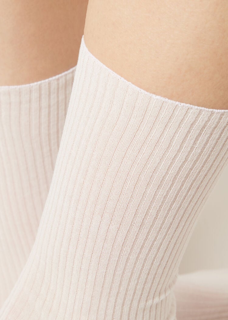 Ribbed socks
