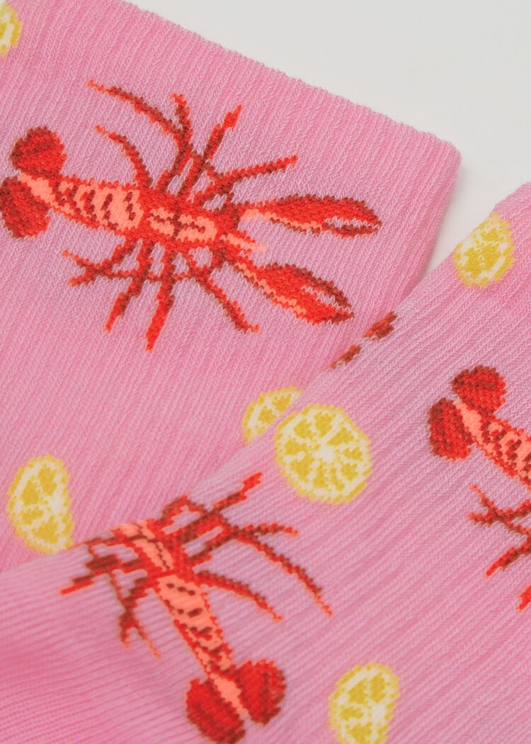 Food-patterned socks