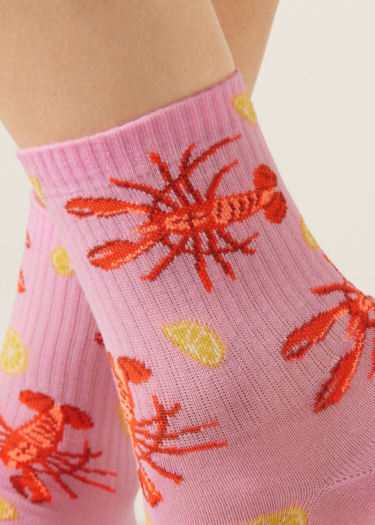 Food-patterned socks