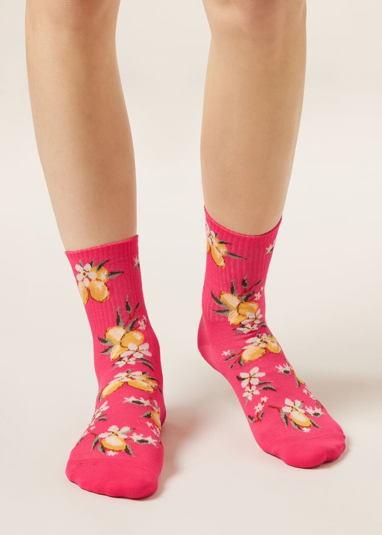Food-patterned socks