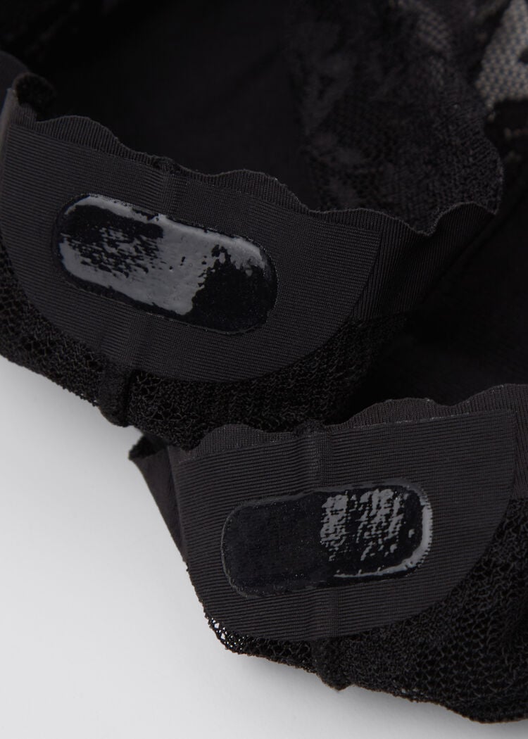 Lace no-show socks