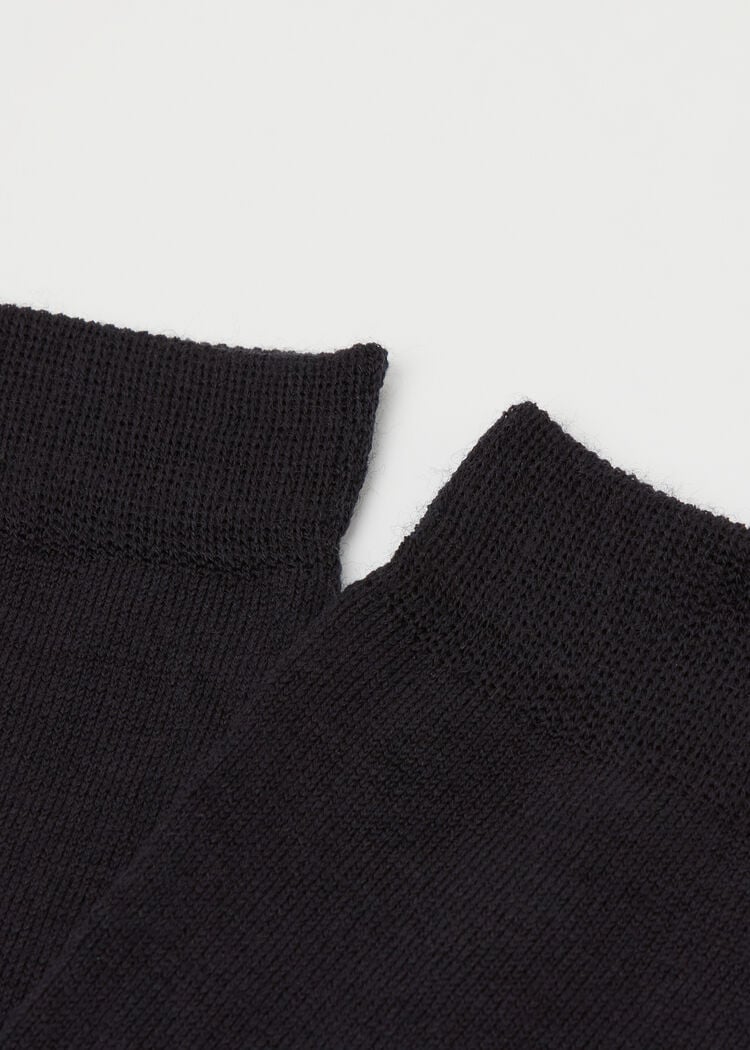 Tall wool and cotton socks