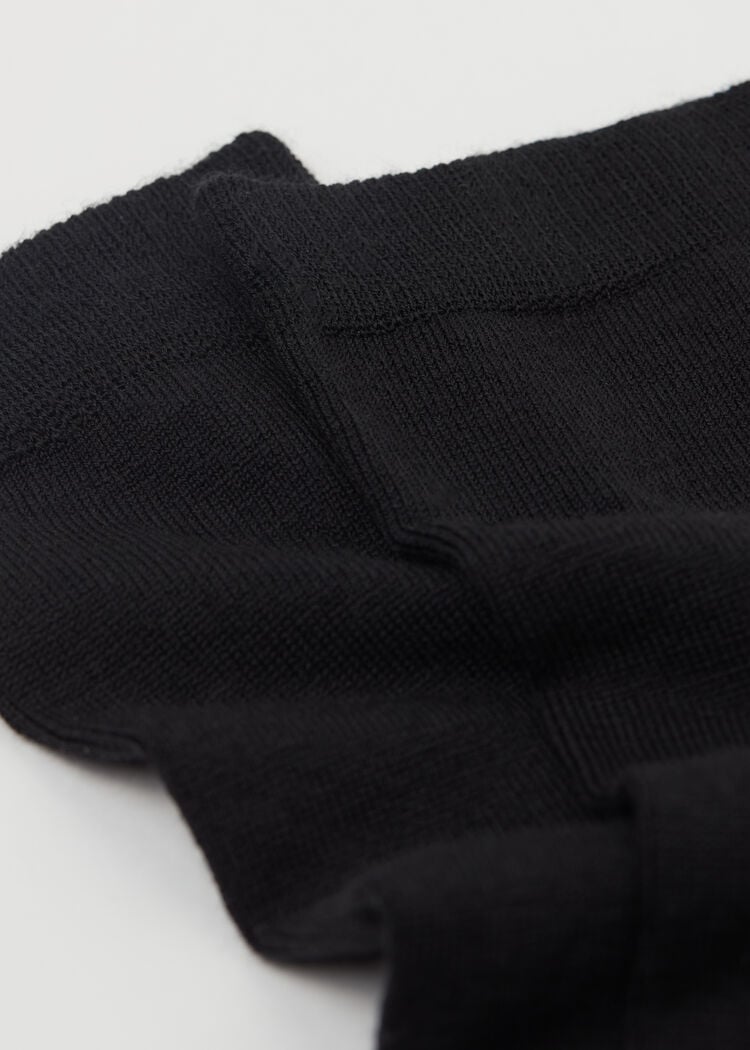 Tall wool and cotton socks