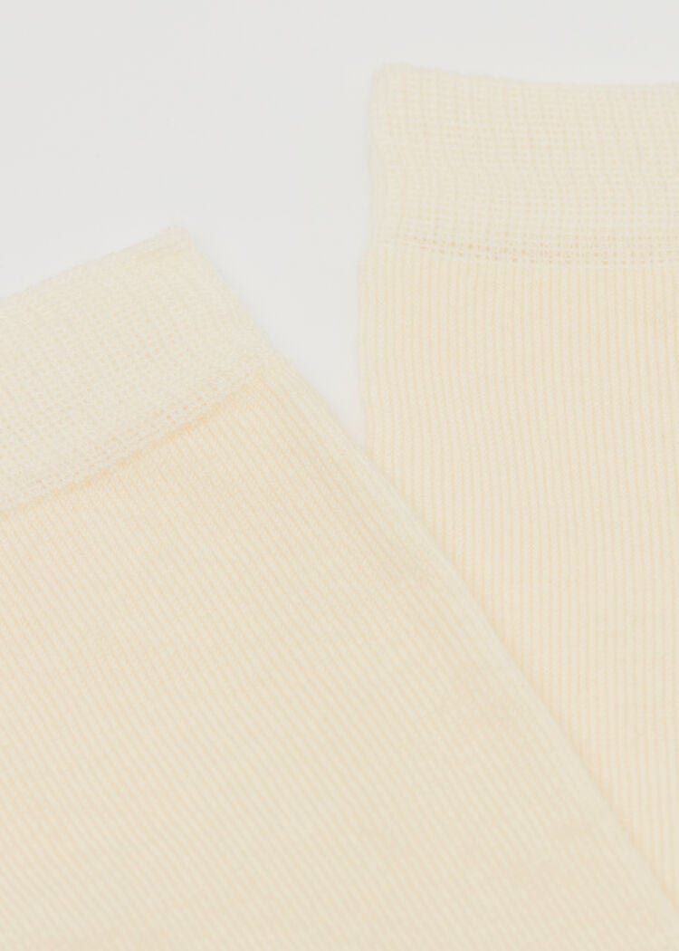 Tall wool and cotton socks