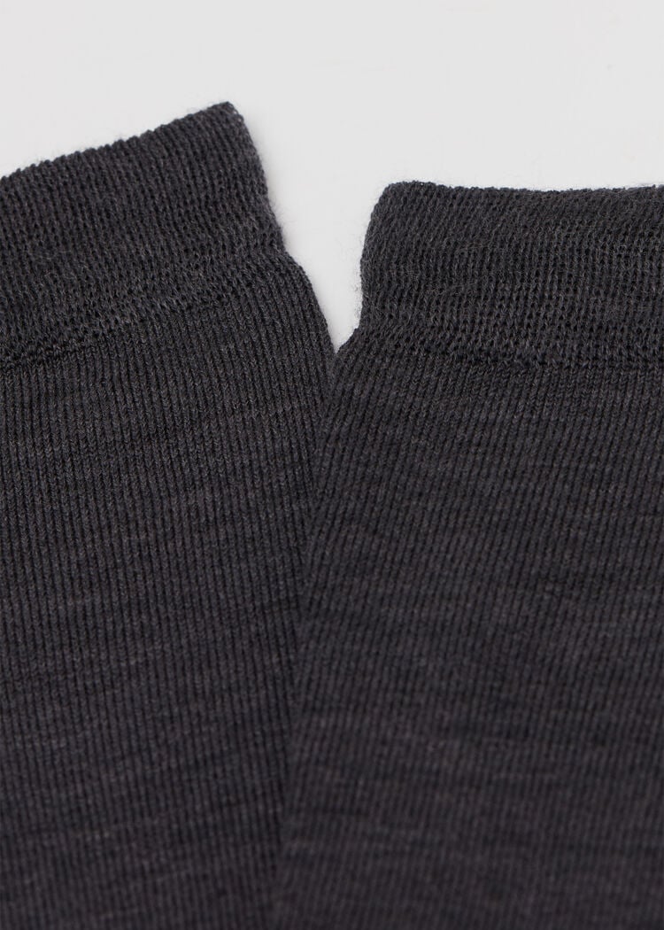 Tall wool and cotton socks