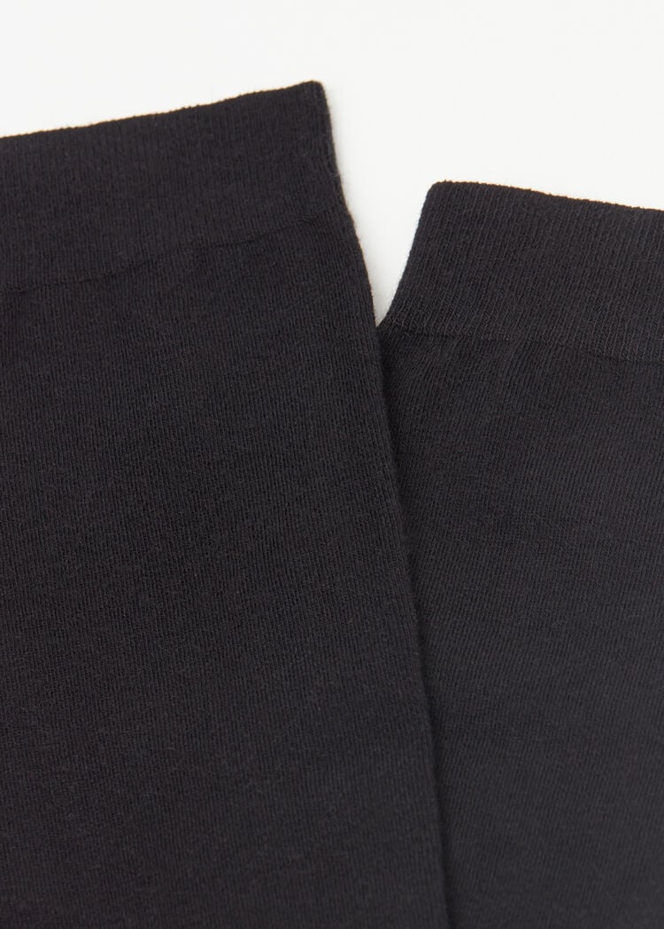 Long socks with cashmere