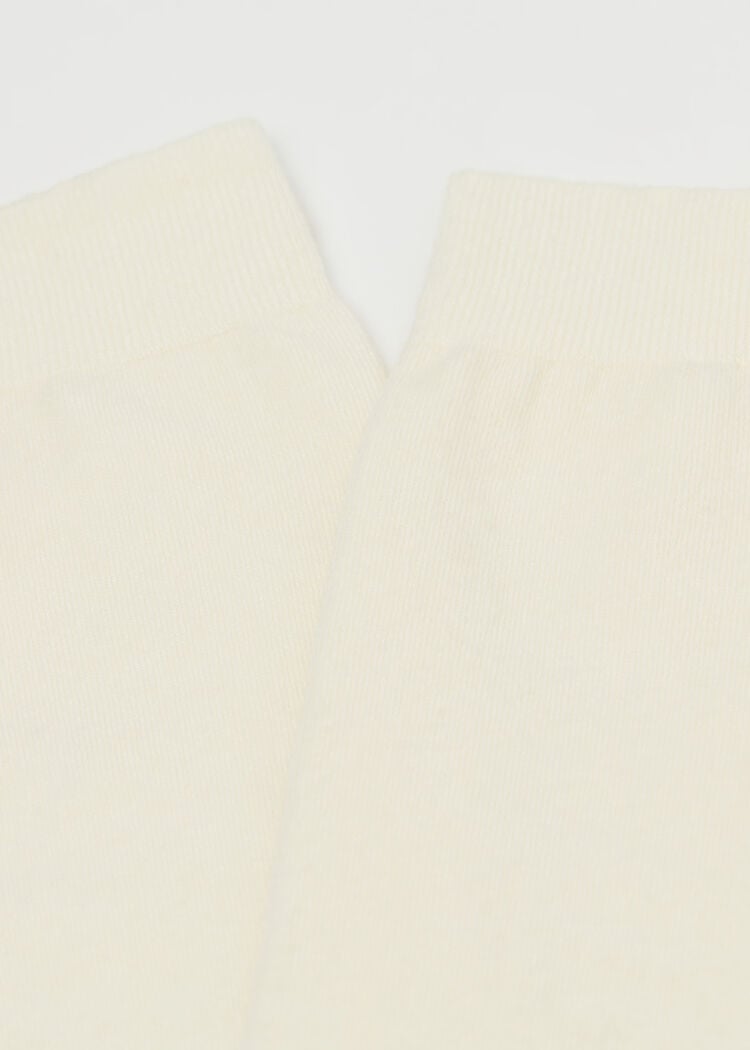 Long socks with cashmere